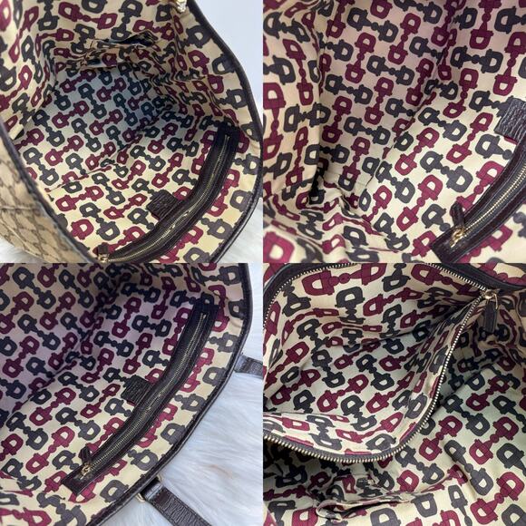 💎✨BEAUTIFUL✨💎 Gucci GG Shoulder Handbag Leather Pink - Picture 9 of 14